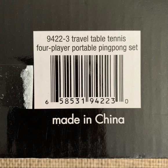 Travel Table Tennis 4 Player Portable Ping Pong NIB - Picture 9 of 9